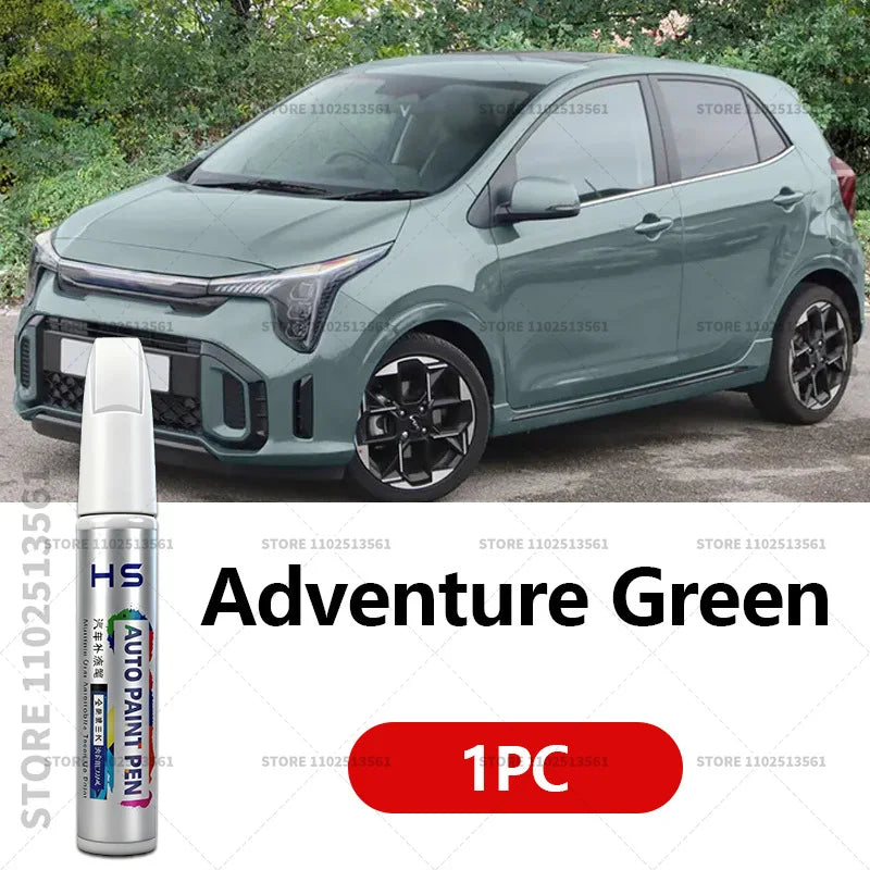 Car Paint Repair Pen For KIA Morning Paint Scratch Repair Accessories Yellow Clear White Alice Blue Green Midnight Black Silver