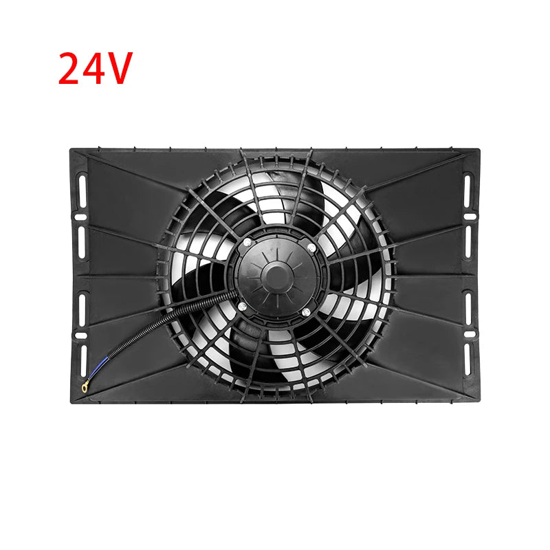 14" x 23" Electric Radiator Cooling Fan 12V 24V Car Aircon Condenser Fan A/C Hot Rod Radiator Classic Muscle Car Truck Condenser