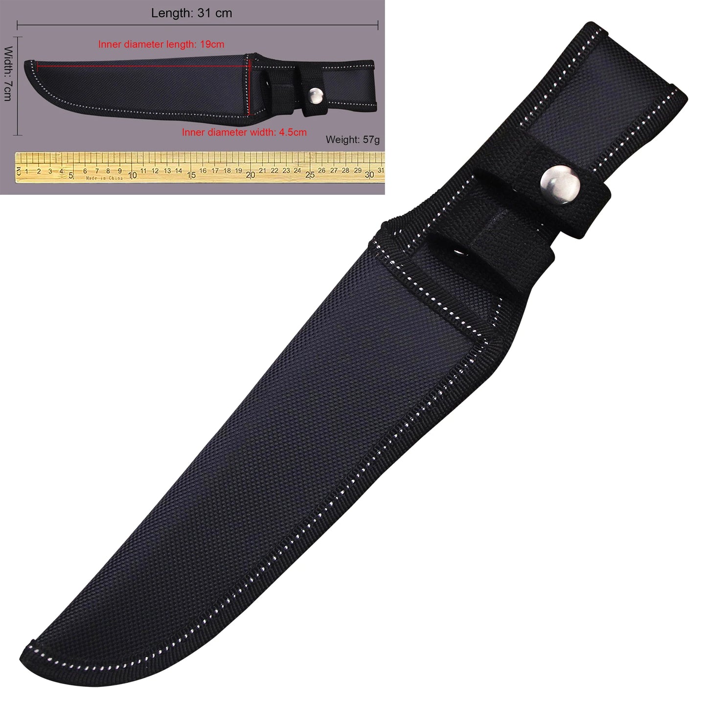 Outdoor-Messerholster – Leder- und Nylon-Jagdmesserholster, Camping- und Outdoor-Werkzeugholster