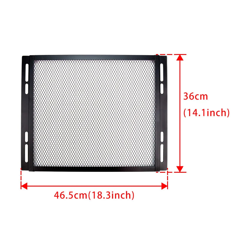 Radiator Net Grill Cover for 14''x18'' /23"Condenser Radiator Car Aircon A/C Truck Tractor Vehicles Condenser Radiator Grille
