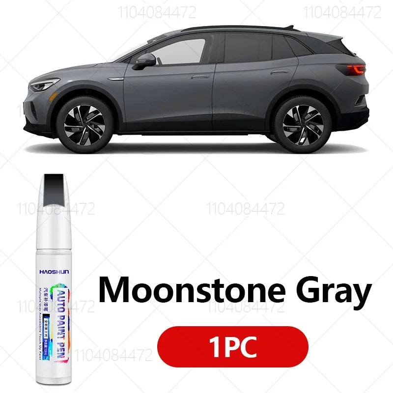 For Volkswagen ID.4 2020-2025 BDA Paint Repair Brush Touch Up Scratch Remover DIY Auto Accessories Black White Gray Blue silver
