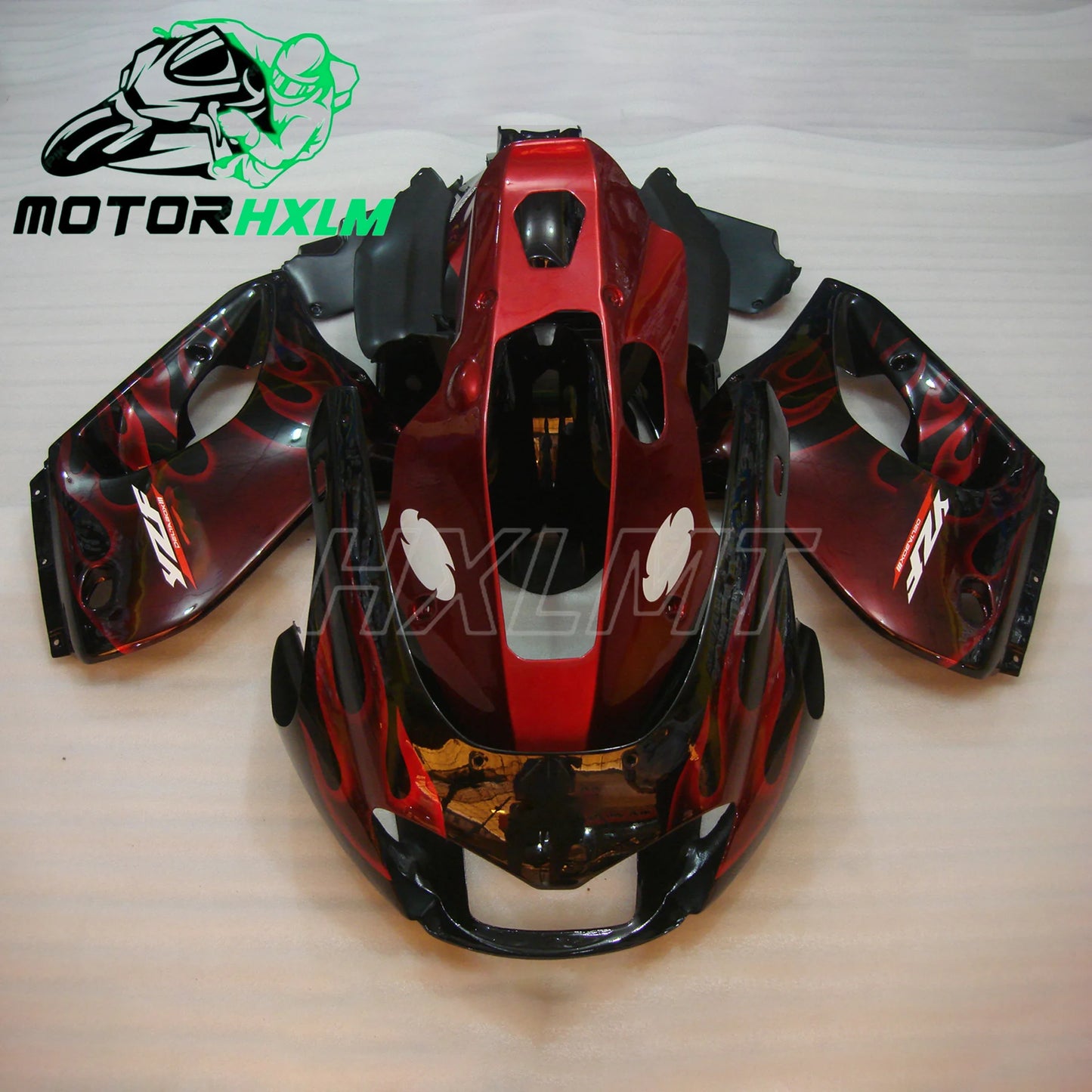 Wholesale YZF1000R Fairing Kit For Yamaha YZF 1000 Thunderace Fairing 96-03 Black Gray Motorbike Fairing1997 98 99