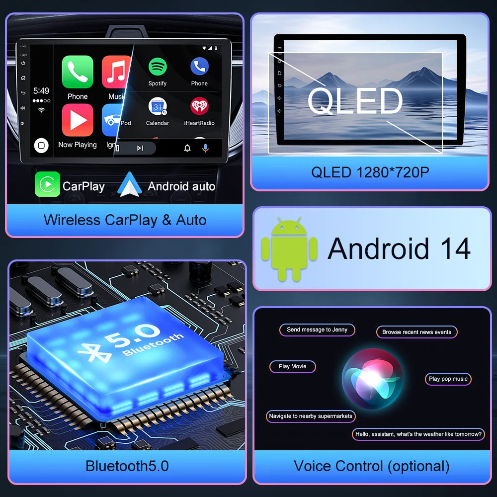 Car GPS Android 16 For Ford Ranger 2015 - 2022 Multimedia Auto Radio Player Navigation Stereo Head Unit No 2din DVD Touch Screen