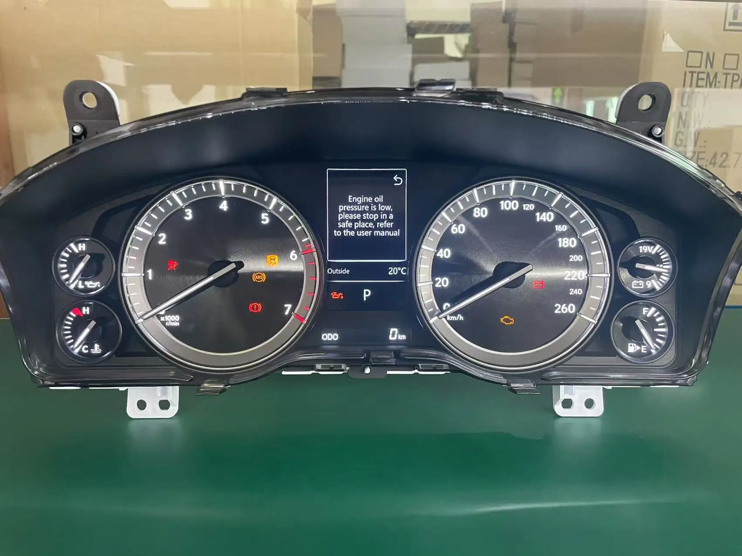 Car Cluster for LX570 Mechanical Instrument 2008-2015 Upgrade 2021 LEXUS LX570 Instrument Speedometer Dashboard Panel