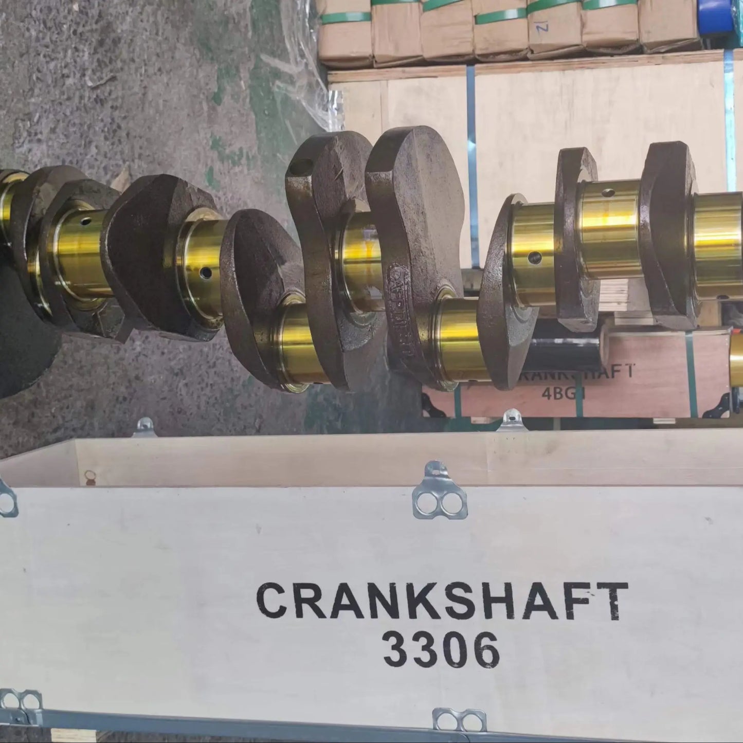 JM 3306 Crankshaft 4N7693 High-precision Dimensions, Stable Power Transmission for Cat 3306 Engines Construction Machinery Parts