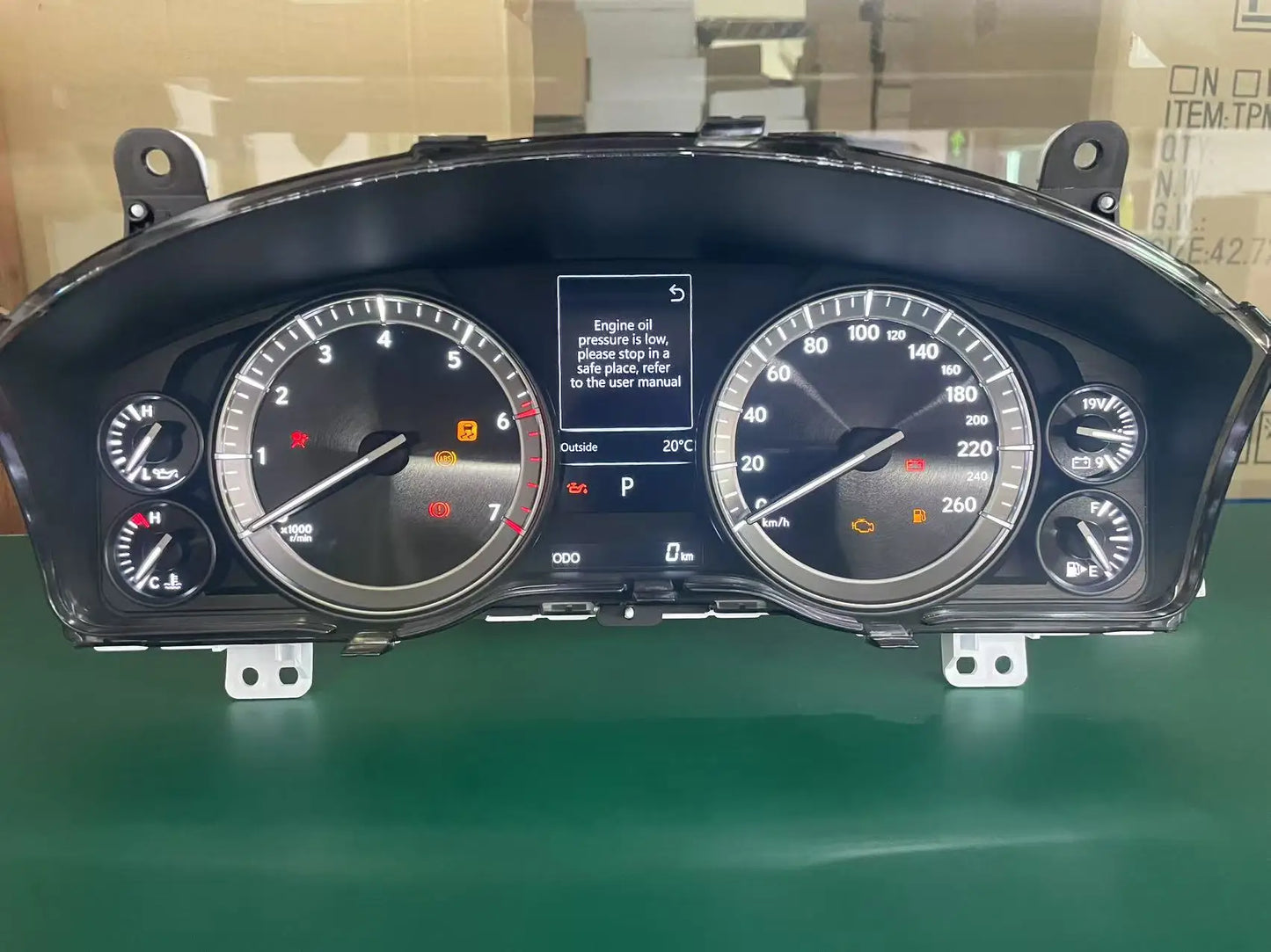 Car Cluster for LX570 Mechanical Instrument 2008-2015 Upgrade 2021 LEXUS LX570 Instrument Speedometer Dashboard Panel