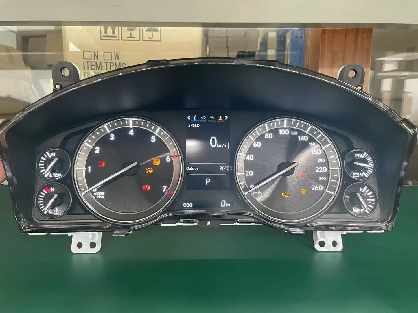 Car Cluster for LX570 Mechanical Instrument 2008-2015 Upgrade 2021 LEXUS LX570 Instrument Speedometer Dashboard Panel