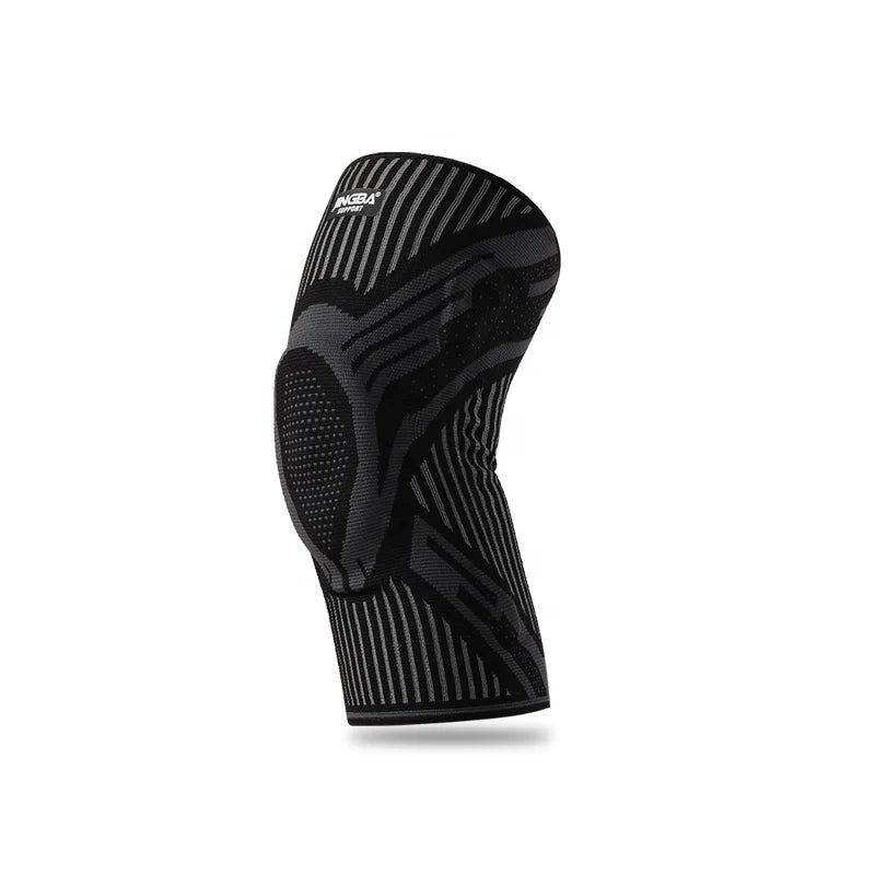 JINGBA 2023 New Arrival Knee Compression Sleeves Knee Support with Side Stabilizers Patella Gel Pad for Workout Knee Pain Relief