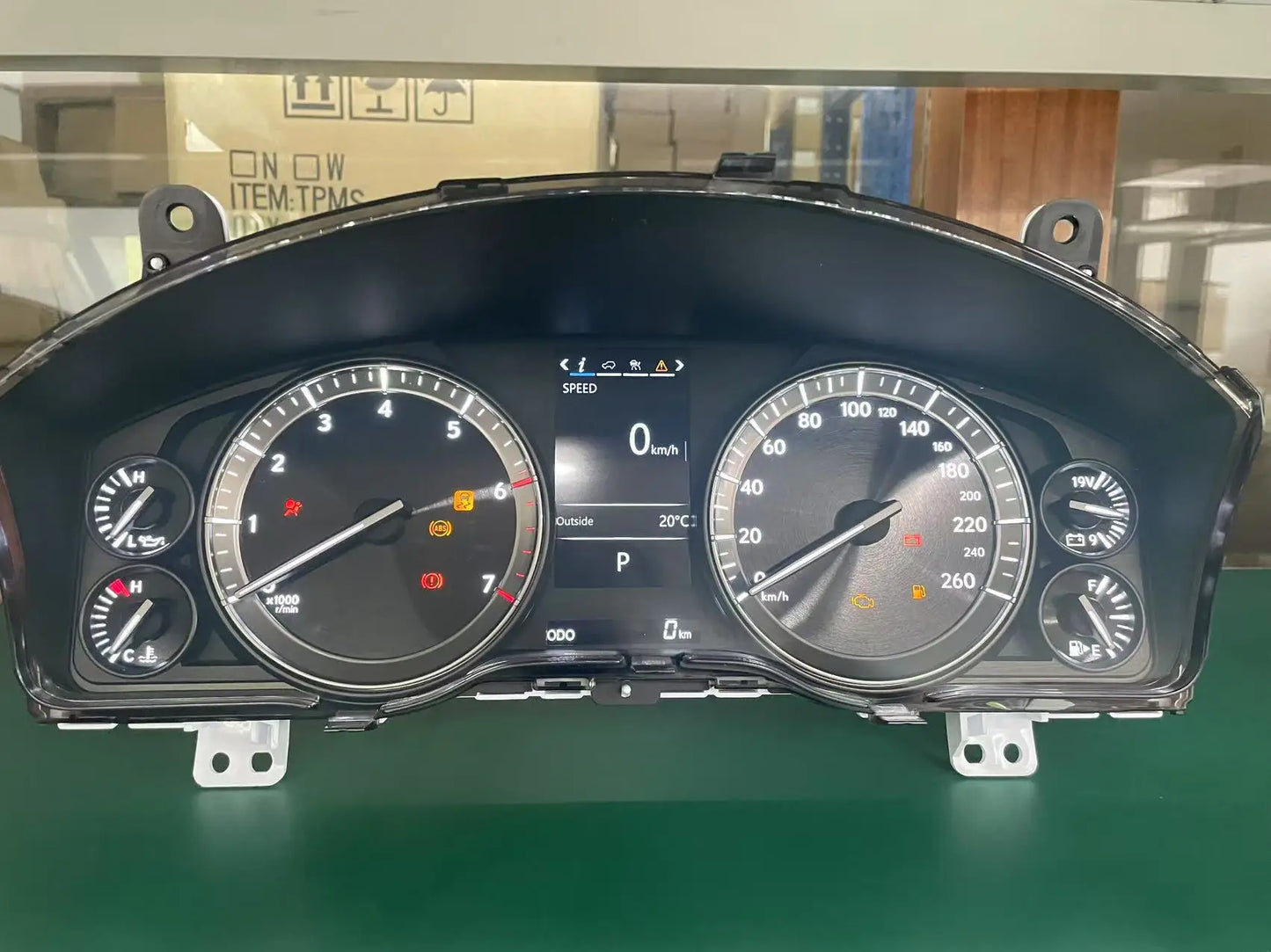 Car Cluster for LX570 Mechanical Instrument 2008-2015 Upgrade 2021 LEXUS LX570 Instrument Speedometer Dashboard Panel