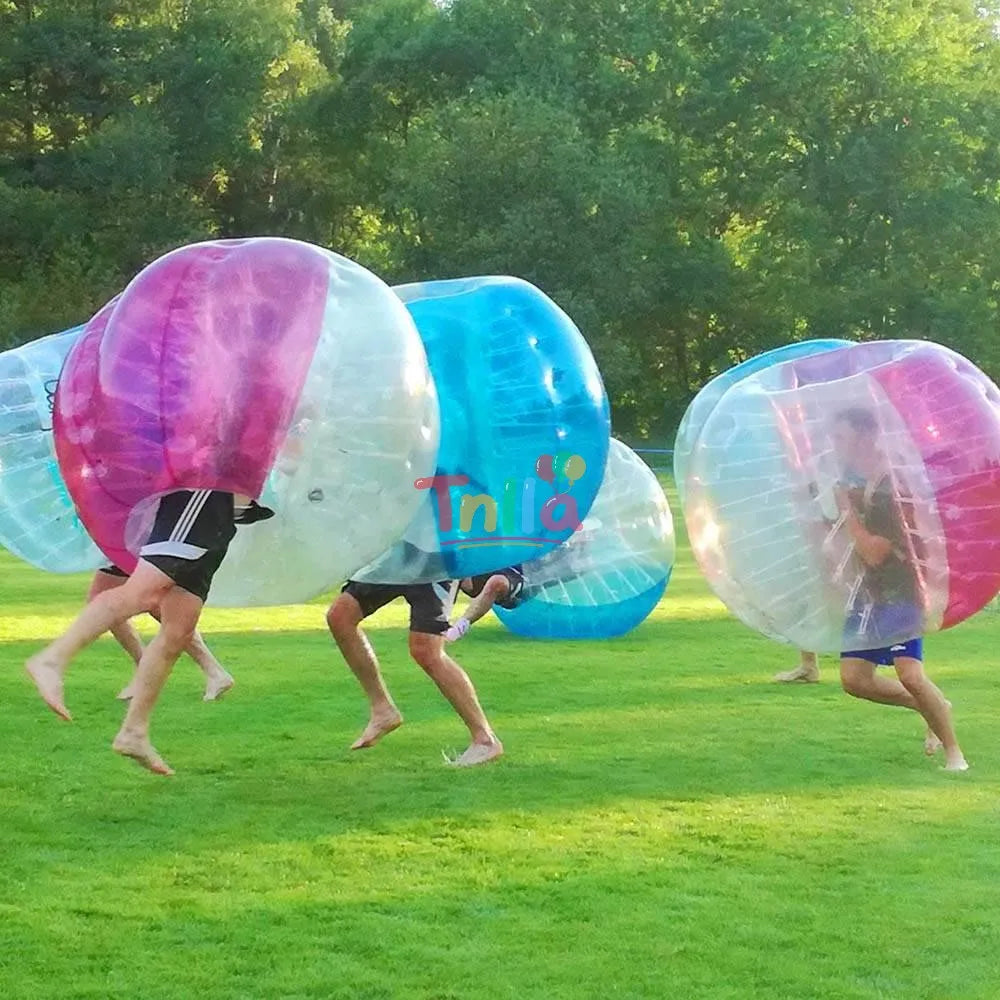 Wholesale Inflatable Bubble Ball Football Inflatable Bumper Ball Bubble Soccer TPU PVC Human Body Zorb Balls Customizable Logo