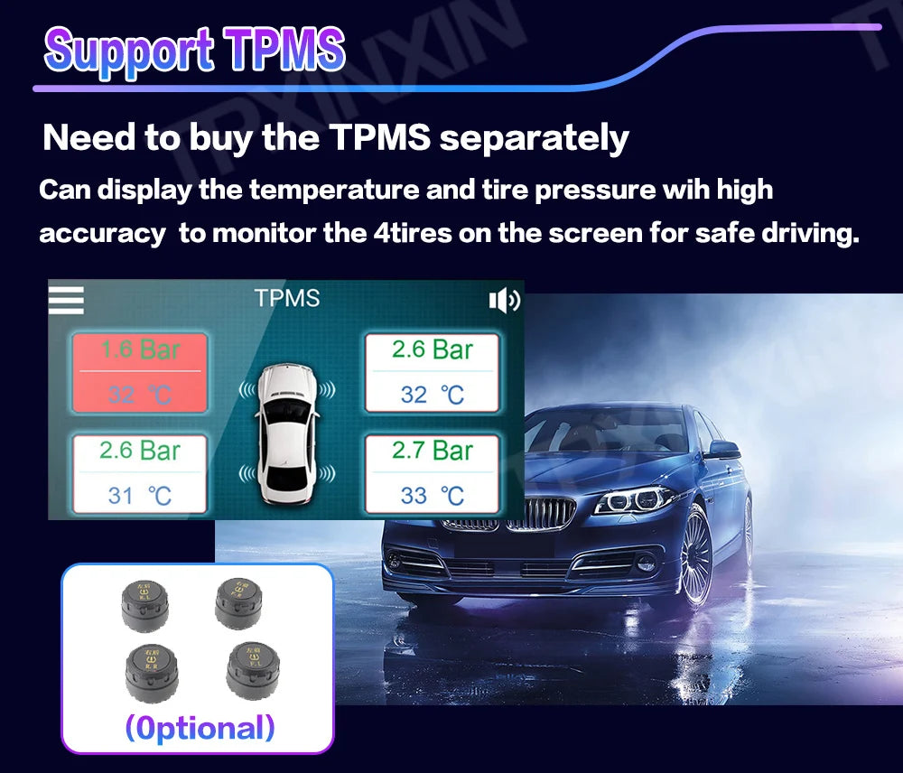 Car Digital Cluster For Toyota Land Cruiser 200 LC200 2008-2020 LCD Instrument Panel Virtual Cockpit Dashboard Speedometer TPMS