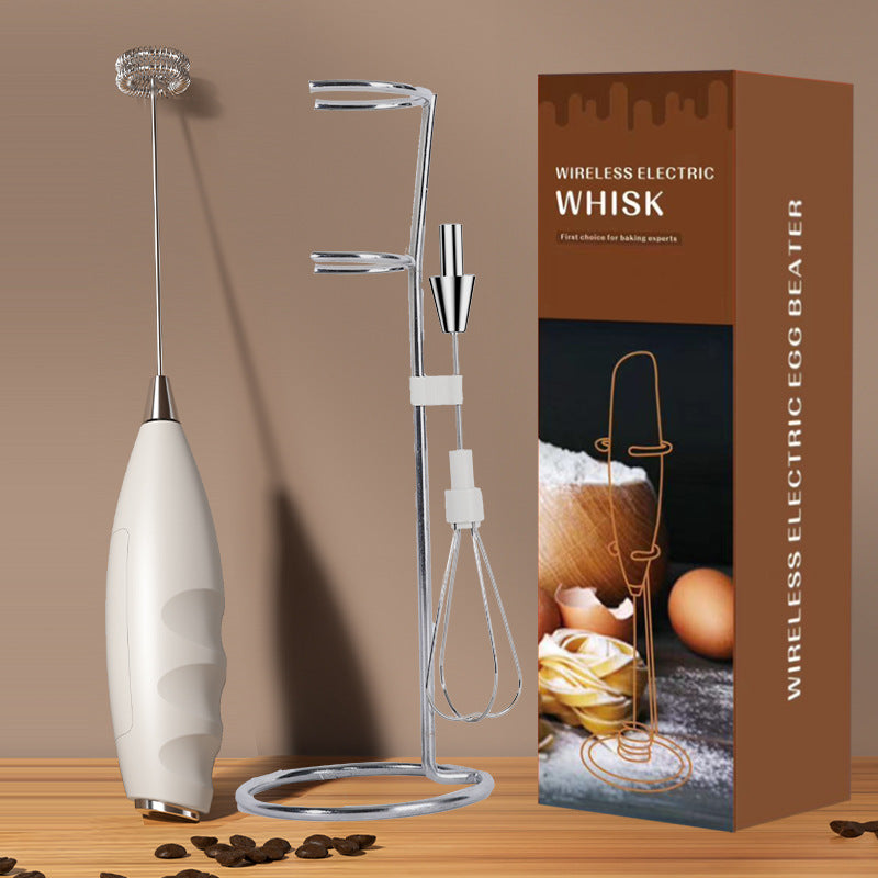 Premium Mini Milchaufschäumer – Handheld Elektrischer Kaffee-Cremeschläger