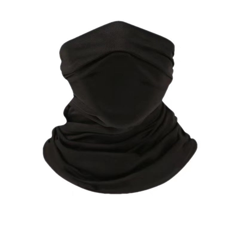 2025 New Sun Protection Mask for Women, Ice Silk Breathable Anti-Uv Neck Protection Mask, Full Face Coverage, Sports Style