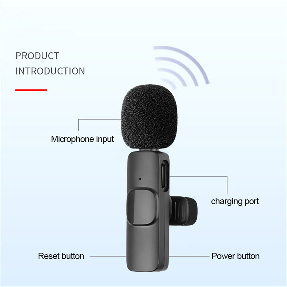 Drahtloses Ansteckmikrofon der nächsten Generation – tragbares Mini-K1-Mikrofon für Audio- und Videoaufnahmen