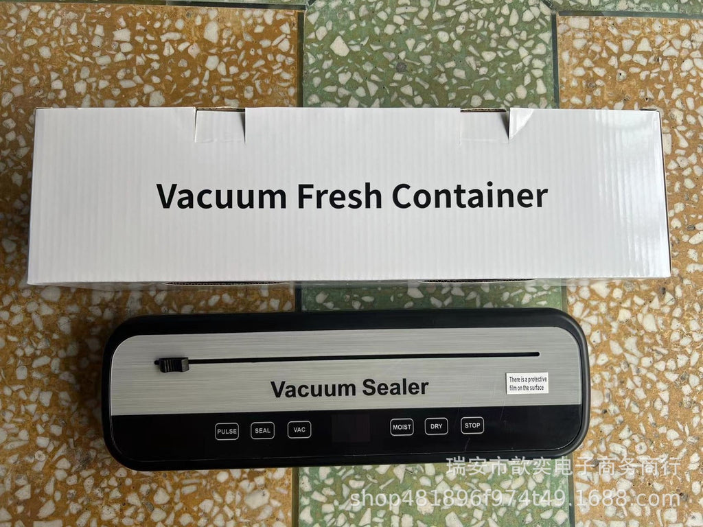 Vakumlu Gıda Saklama Makinesi - Islak ve Kuru Kullanım, Bıçaklı Kesme, Mutfak İçin Plastik Ambalaj Makinesi