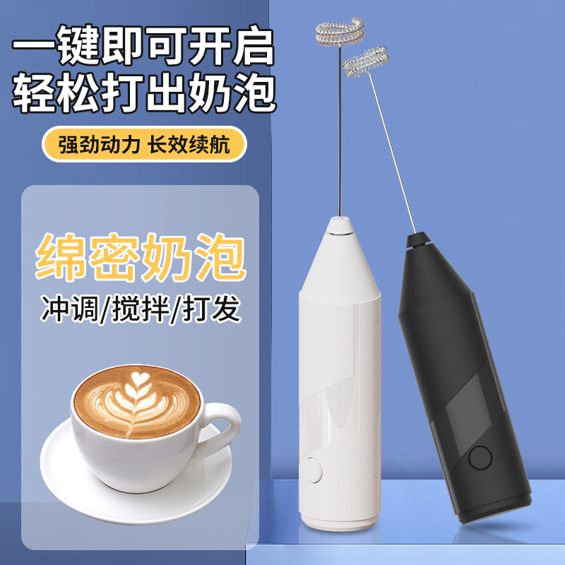 Premium Mini Milchaufschäumer – Handheld Elektrischer Kaffee-Cremeschläger