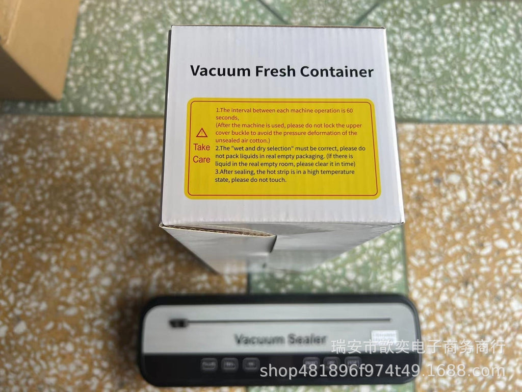 Vakumlu Gıda Saklama Makinesi - Islak ve Kuru Kullanım, Bıçaklı Kesme, Mutfak İçin Plastik Ambalaj Makinesi