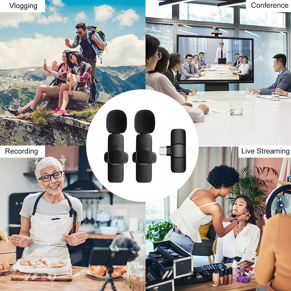 Drahtloses Ansteckmikrofon der nächsten Generation – tragbares Mini-K1-Mikrofon für Audio- und Videoaufnahmen