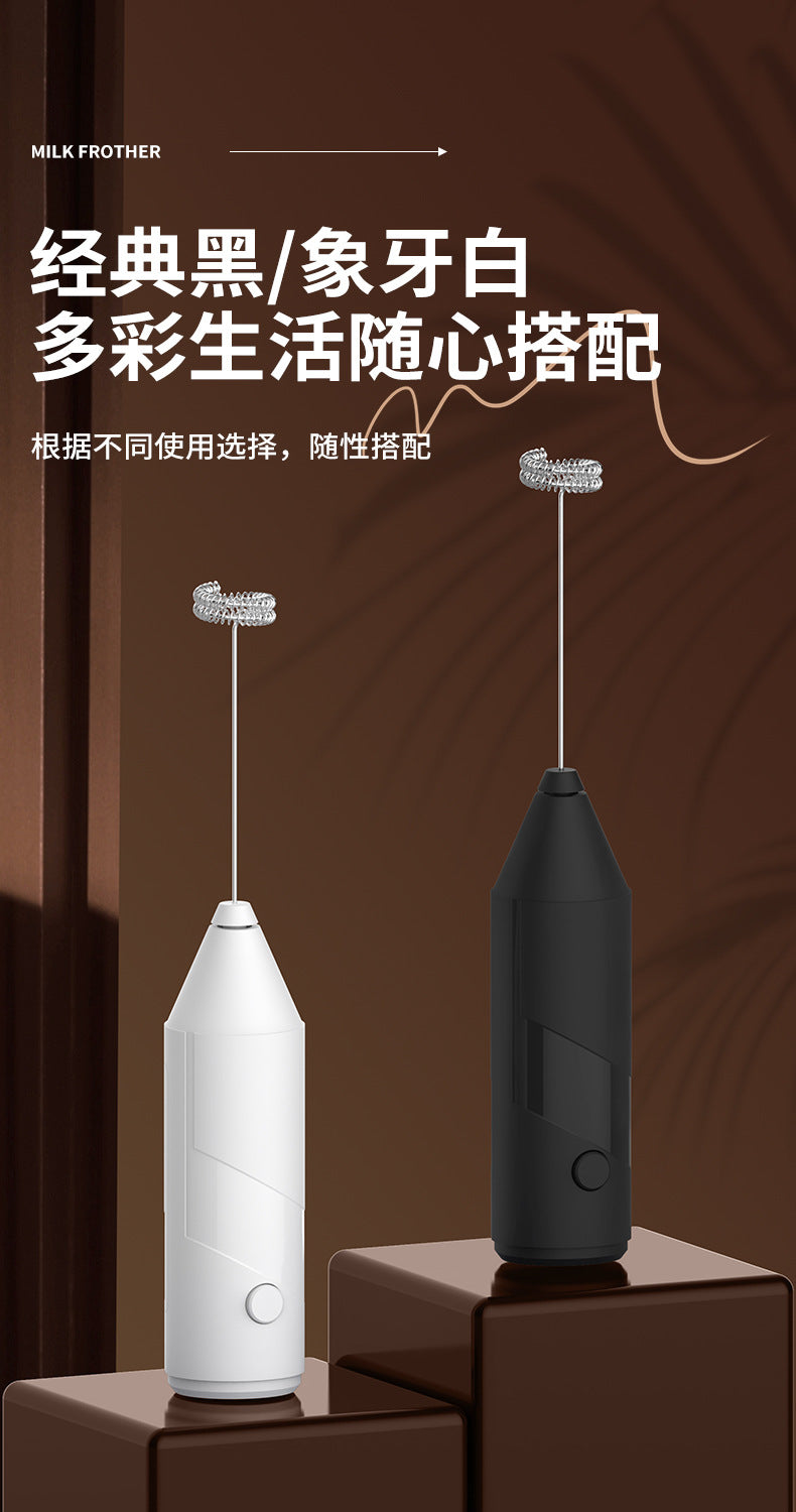 Premium Mini Milchaufschäumer – Handheld Elektrischer Kaffee-Cremeschläger