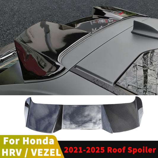 Rear Roof Spoiler For Honda HRV VEZEL XRV 2021-2025 Wing Tuning Accessories Boot Lip Trunk Mid Tail Air Deflector