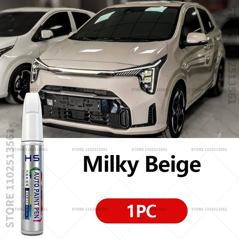 Car Paint Repair Pen For KIA Morning Paint Scratch Repair Accessories Yellow Clear White Alice Blue Green Midnight Black Silver