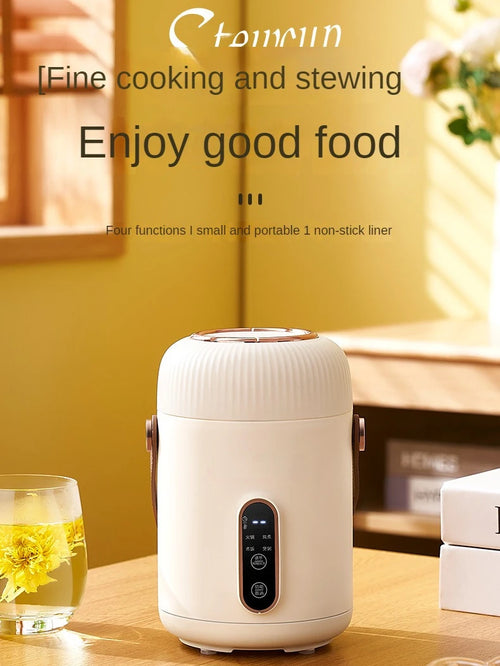 220V 900ML Elektrikli Pişirme Kupası - Taşınabilir Mini Slow Cooker, Çok Fonksiyonlu Pişirme Makinesi, Leç ve Pelte Pişirme