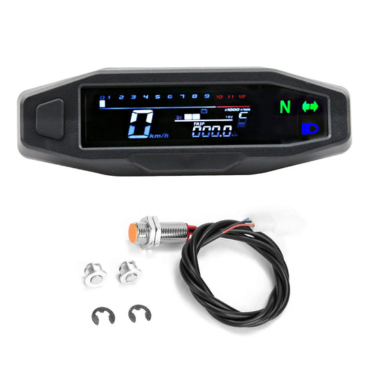 Motorcycle RPM Gauge Digital Speedometer Odometer Electric Injection Carburetor Turn Signal Light Indicator Moto Accessories