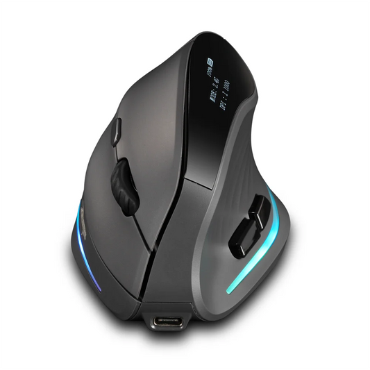 Lefon 2.4G Ergonomik Şarj Edilebilir Kablosuz Dikey Mouse - PC, Laptop ve MacOS Uyumlu (F35C/F35B/F35)