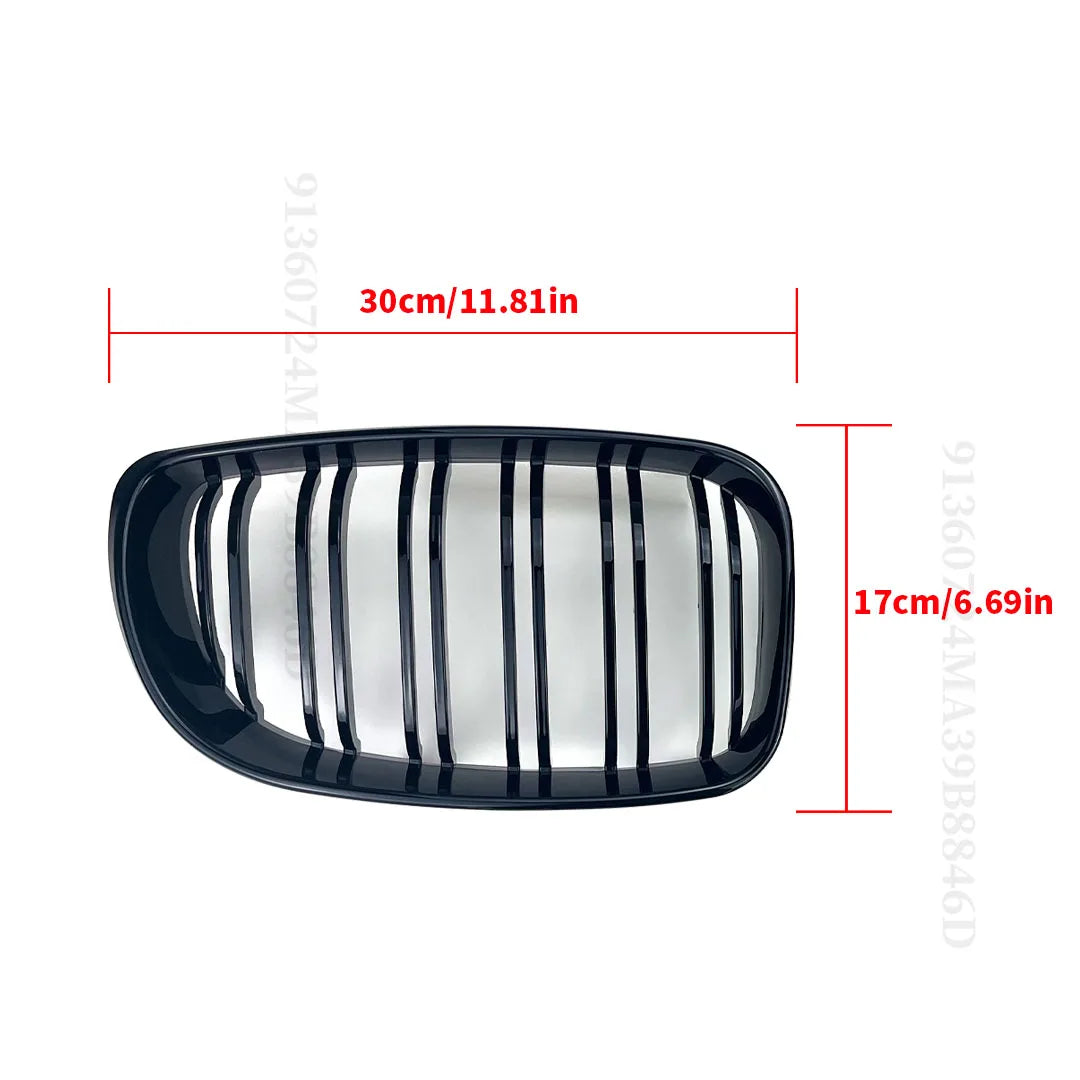 Front Inlet Grille Bumper Grill Tuning Accessories For BMW 1 Series E81 E87 E82 E88 2007-2011 like 120i 120d 130i 135i Coupe