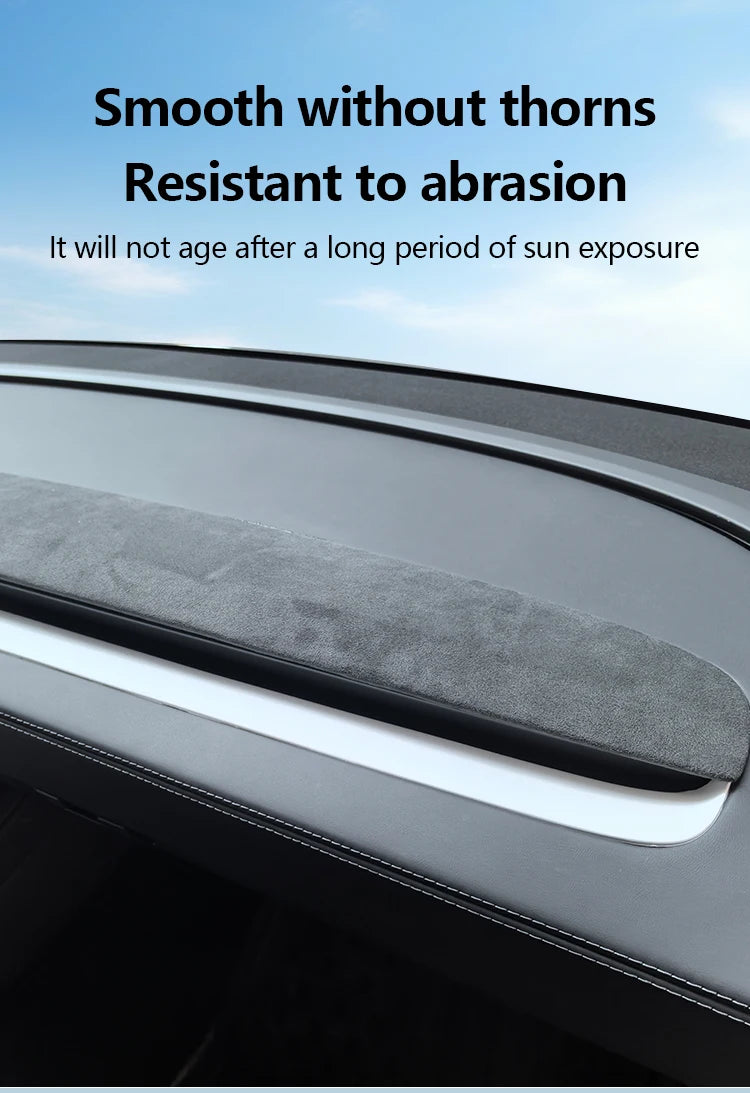 Instrument Panel Trim Strip For Tesla Model Y Juniper 2025 Model 3 Highland 2024-2025 ABS Dashboard Decoration Cover Accessories