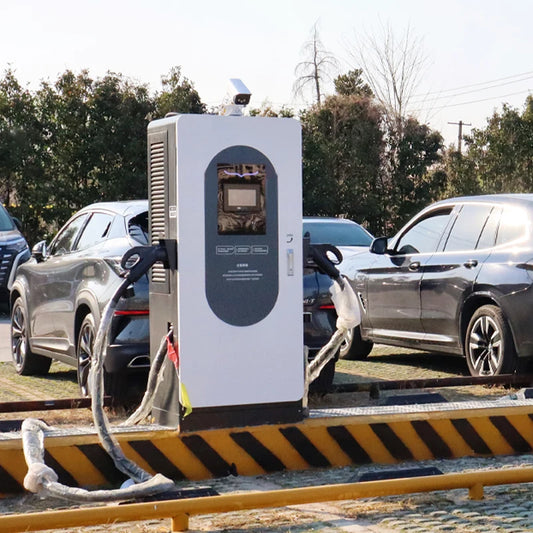 DC 60KW-200kW Fast EV Charger with External Solar Storage Integration, Maximizing Renewable Energy for Highways