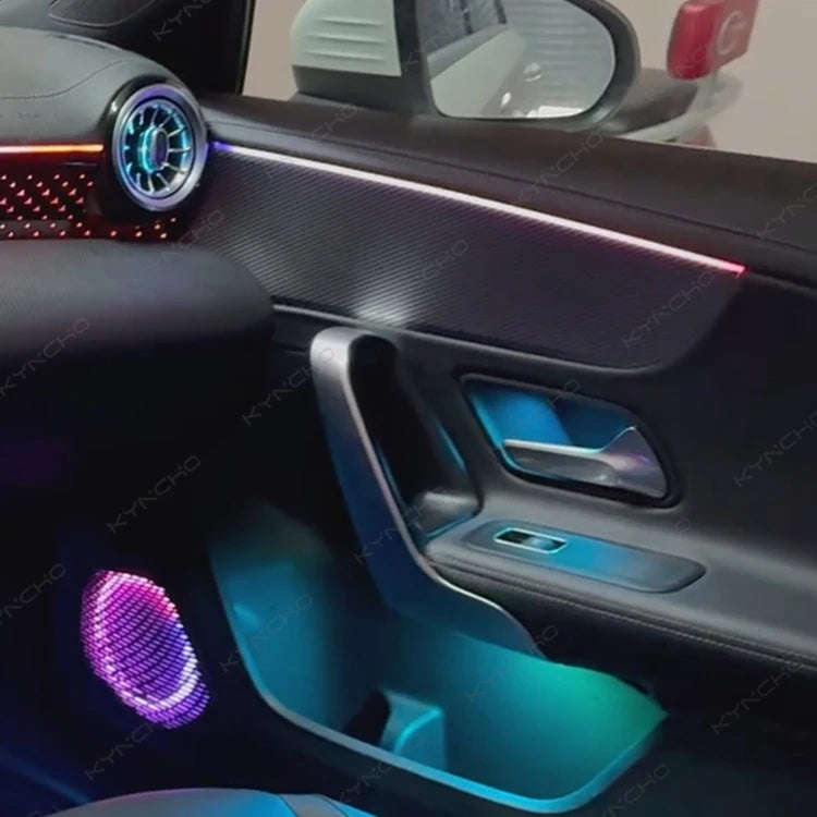 For Benz A Class W177 LED  Car Ambient Light kit Automotive Ambient Lighting color changing led interior Smart App Controlled