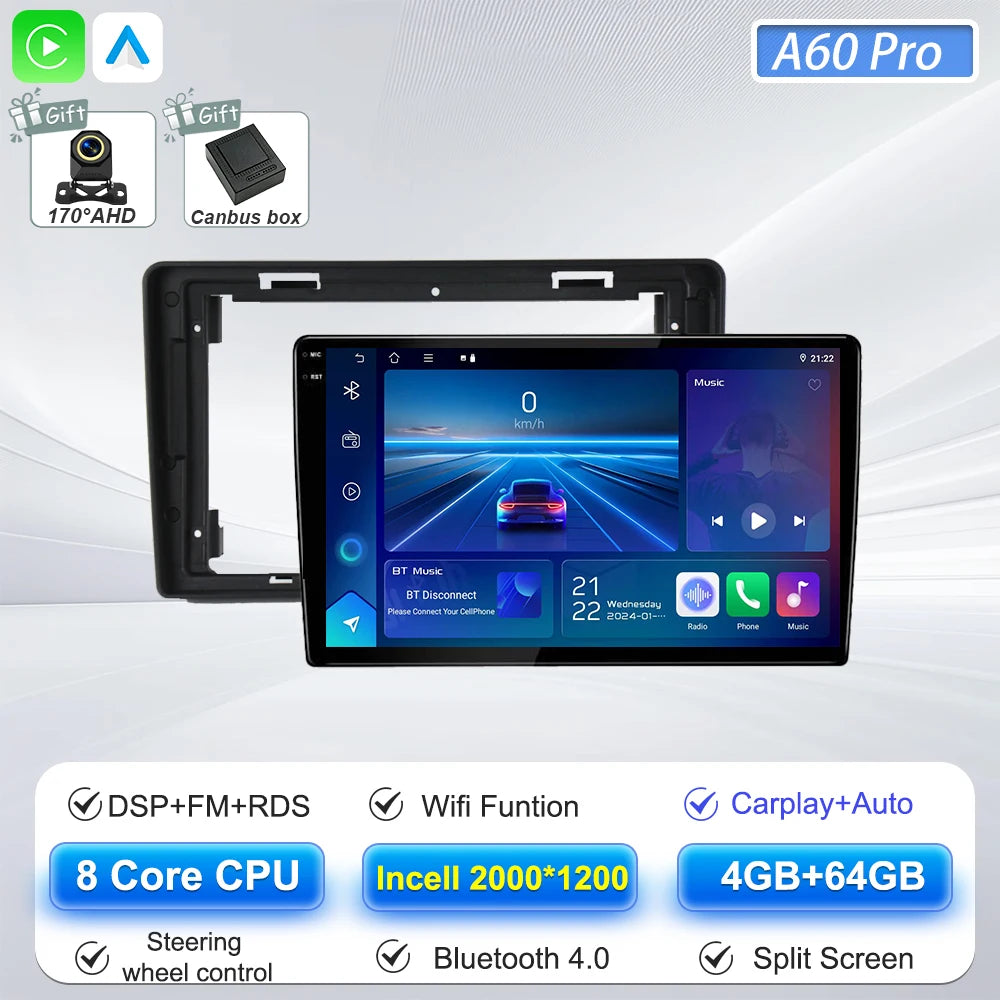 Car Multimedia Radio Player For Citroen Berlingo B9 Peugeot Partner 2008 - 2019 Carplay Auto Navigation GPS Stereo Android 16 BT
