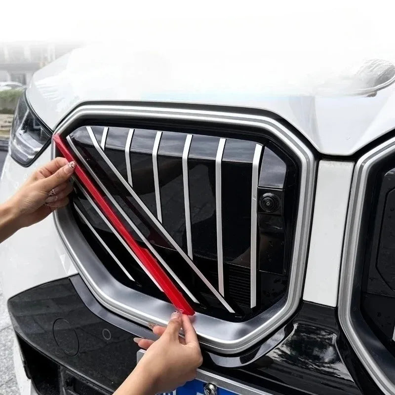 For BMW X3 G45 G48 2025-2026 ABS Car Front Grille Grill Cover Clip Trim Exterior Accessories
