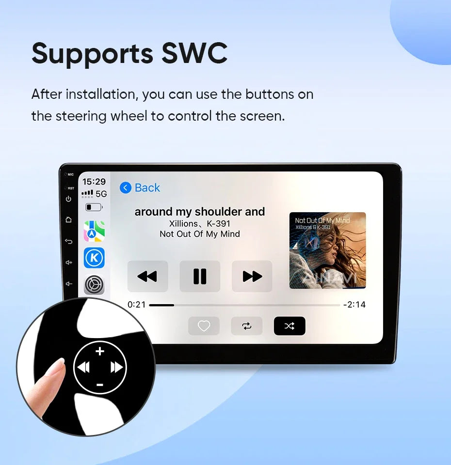 Android 14.0 For VOLVO S60 S40 V40 V70 XC70 XC90 2000-2004 CarPlay 4G WiFi Navigation Bluetooth Multimedia Player DSP Car Radio