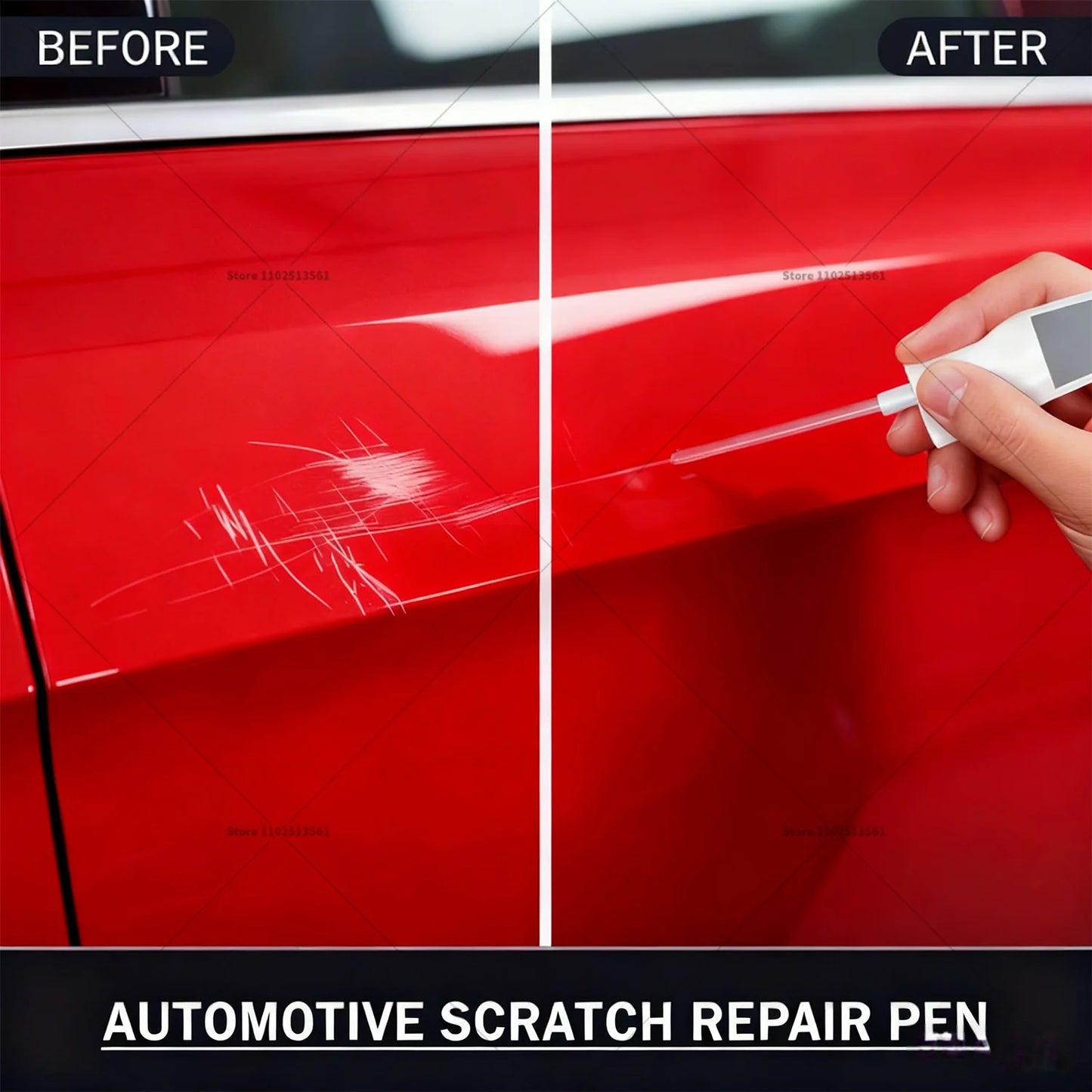 For Fiat 500 Car Paint Repair Pen Touch Up Scratch Remover DIY Auto Accessories Black Red White Silver Grey Yellow Orange Brown