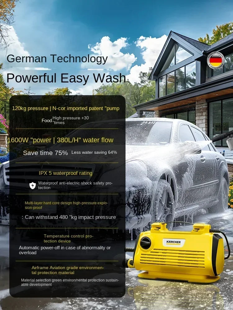 Car washing machine 220V high-pressure household water gun new portable car brushing artifact cleaning high-power pump