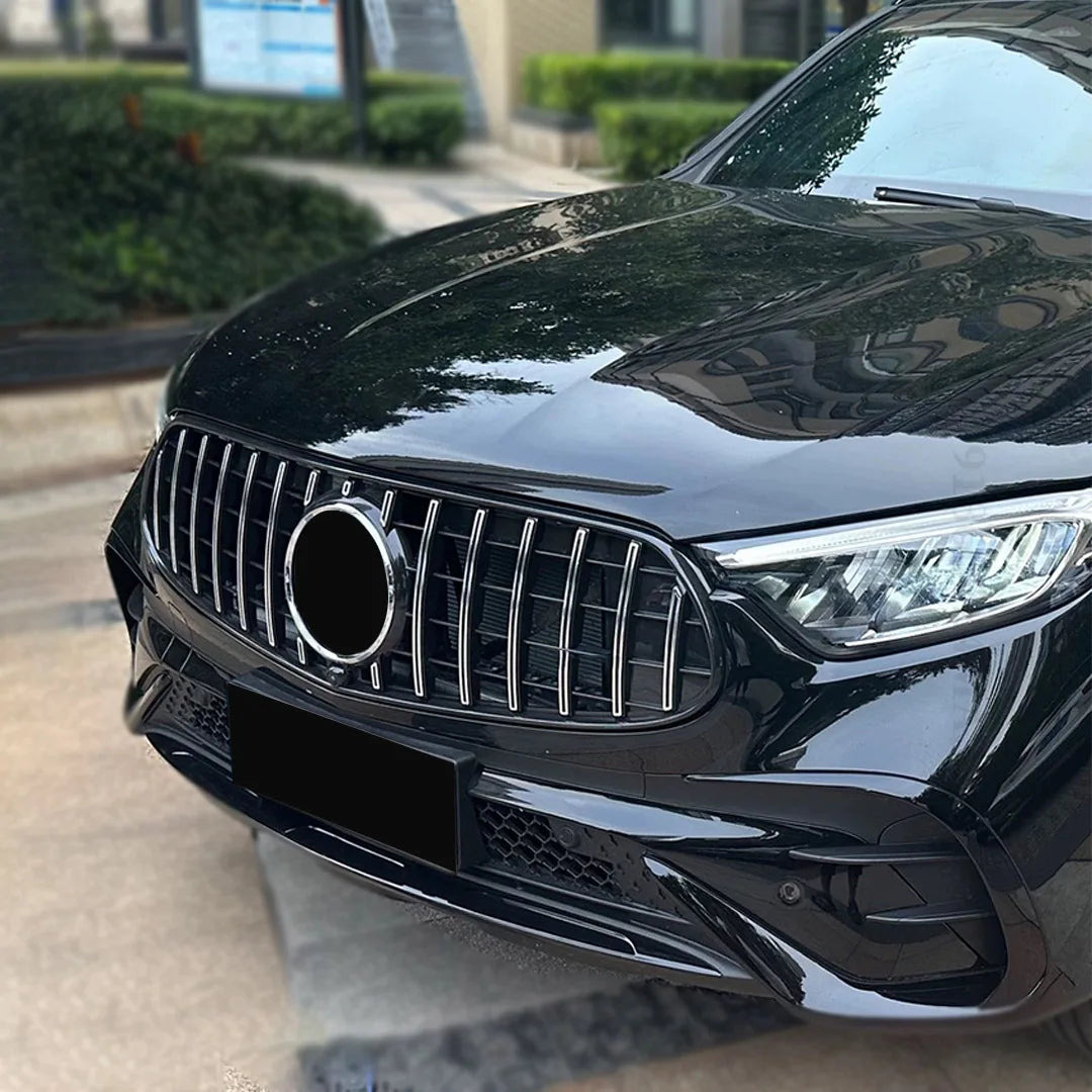 Sport Middle Mesh Front Radiator Grid Bumper Grille Grill For Mercedes C254 Benz New GLC Coupe 2024+ GT Style Tuning Accessories