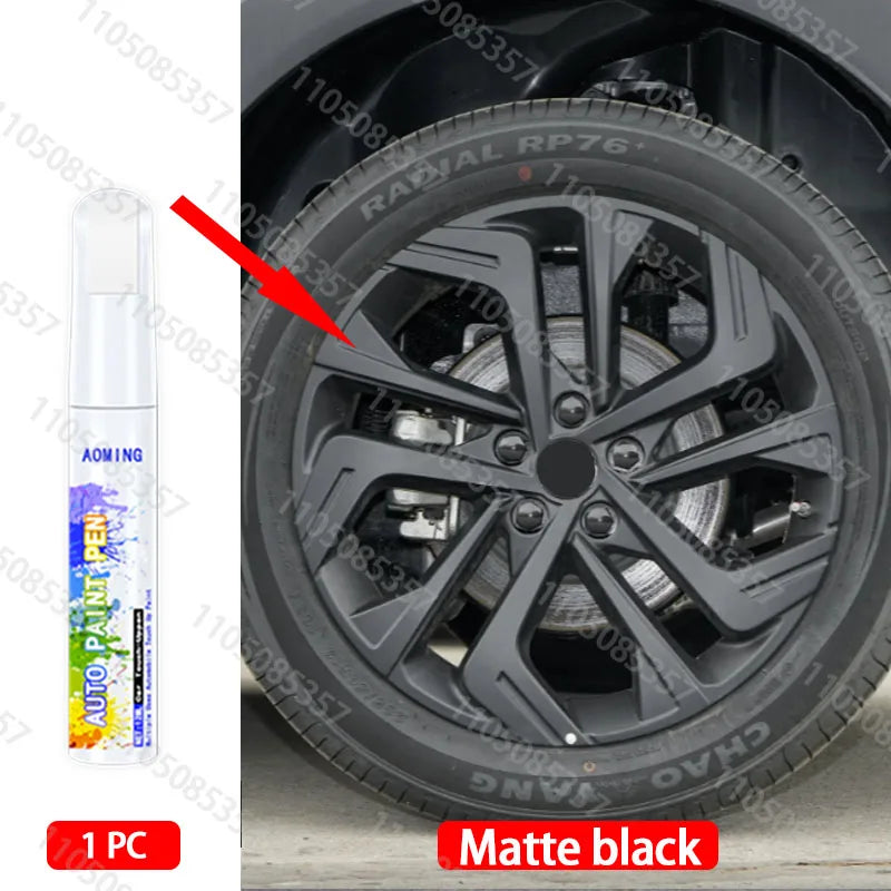 For JAC car wheel scratches repair pen Matte black dark gun gray silver black multiple colors Paint Repair Pen