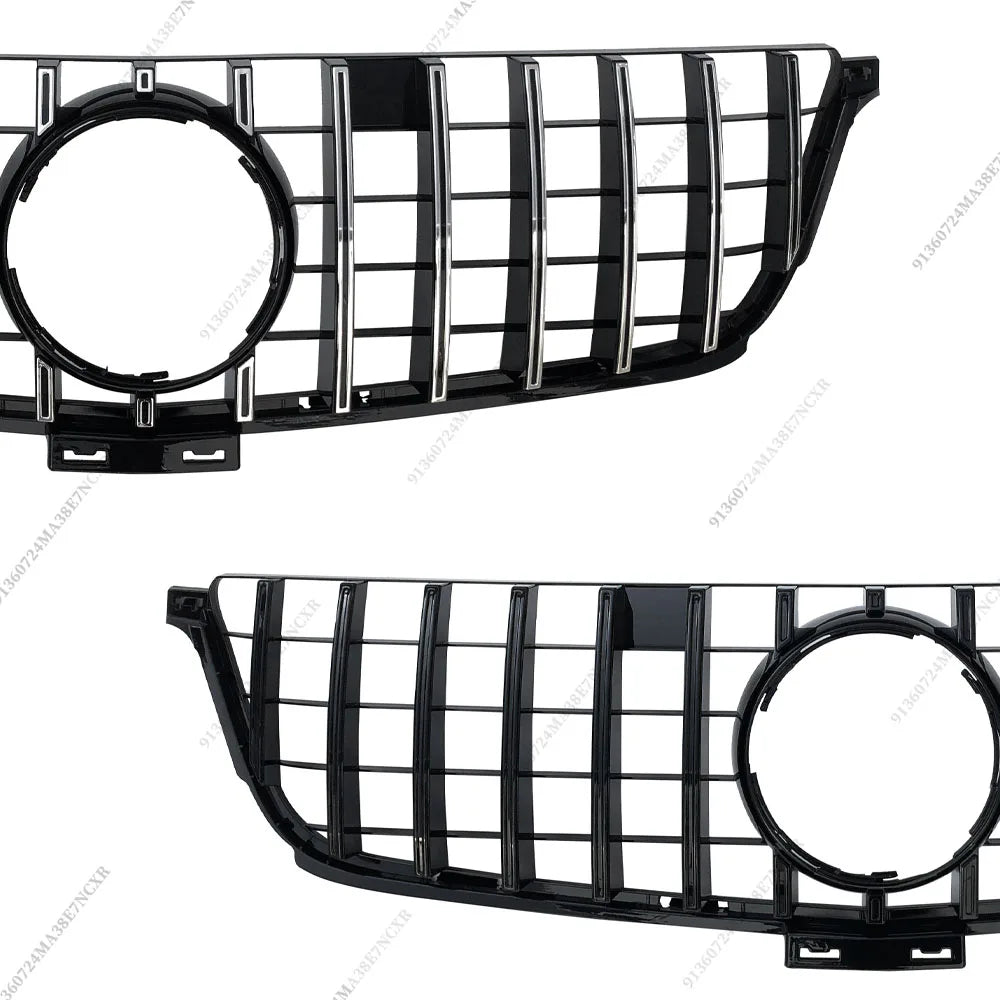 Front Inlet Grille Mask Grid Grill Sport Tuning Mesh Body Kit For Mercedes 2012-2015 Benz ML W166 Like ML320 ML350 ML400 Style