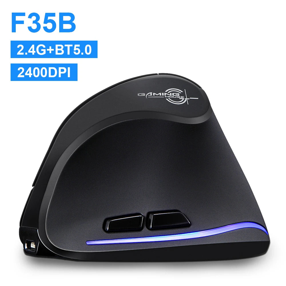 Lefon 2.4G Ergonomik Şarj Edilebilir Kablosuz Dikey Mouse - PC, Laptop ve MacOS Uyumlu (F35C/F35B/F35)