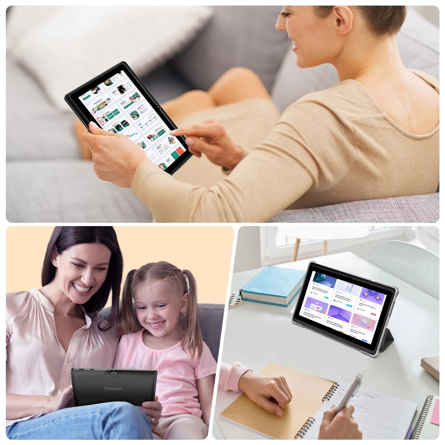 7 inç Android 13 Tablet - 4GB RAM, 32GB Depolama, 3500mAh Pil, HD IPS Ekran, Çift Kamera, WiFi, Bluetooth