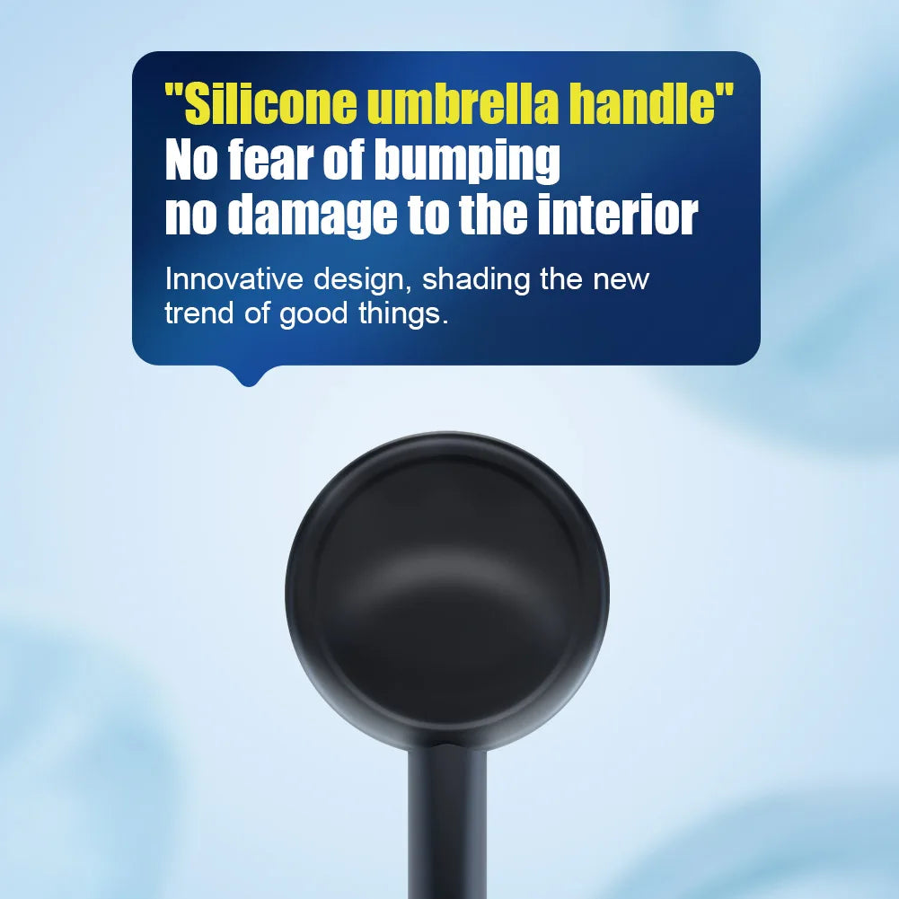 360° Rotatable Car Sunshade Windshield Umbrella Bendable Handle UV Protection Front Window Sunshade Summer Car Accessory