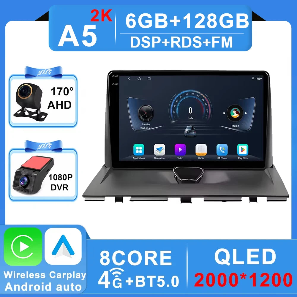 Car Radio Carplay For Peugeot Expert 2 G9 For Citroen Jumpy For Fiat Scudo For Toyota Proace 2007-2017 Navigation GPS No 2din 4G