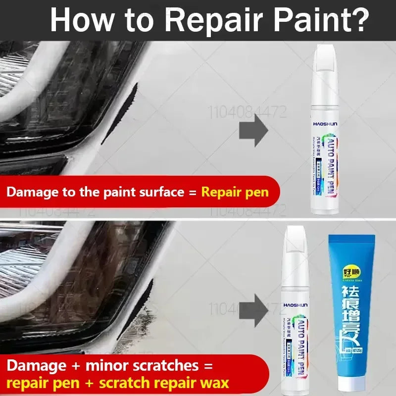 Touch-up paint pen for 2001-2021 PROTON WAJA models original factory color car scratch repair tool Scratch Remover Black Blue