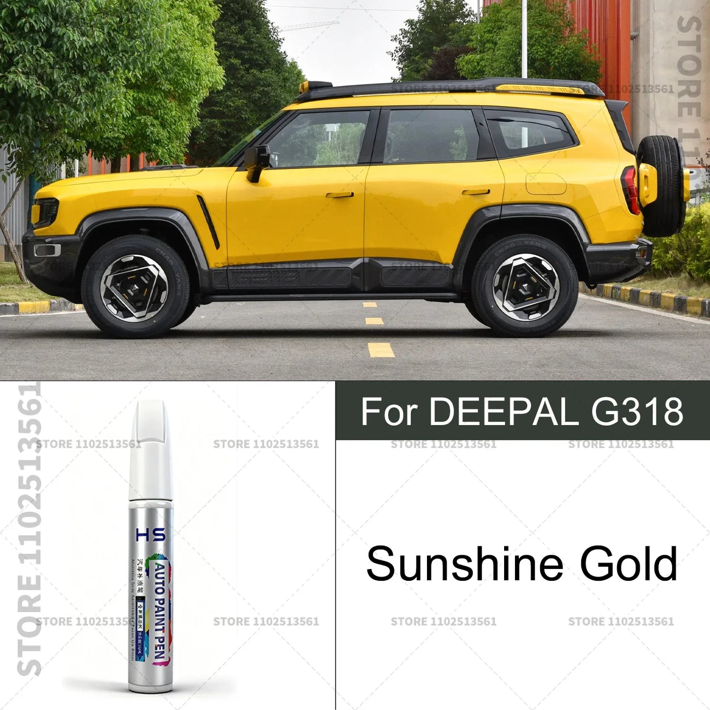 Car Paint Repair Pen For Deepal G318 Touch Up Scratch Remover DIY Auto Accessories Silver Y83 Gray 219 Silver Y83 Gold Green 198
