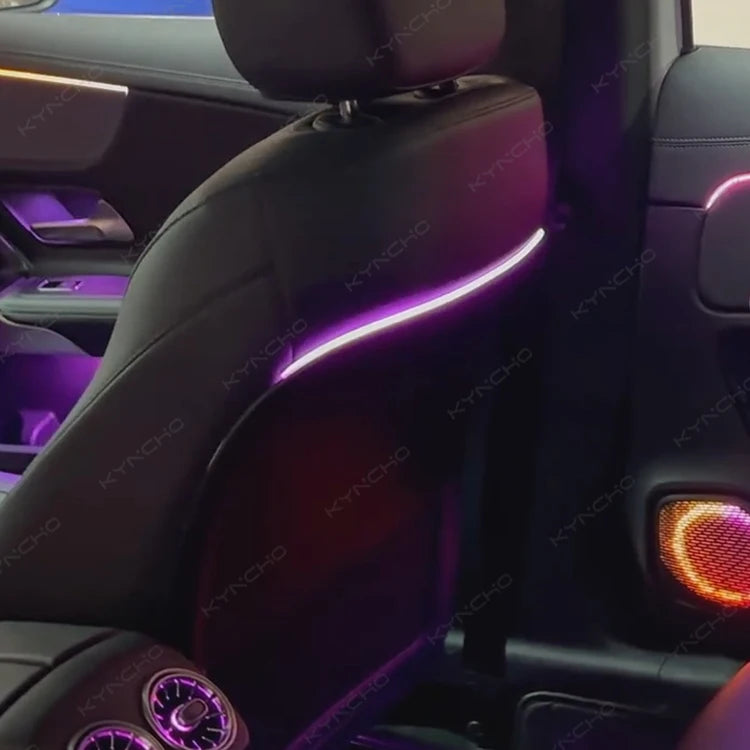 For Benz A Class W177 LED  Car Ambient Light kit Automotive Ambient Lighting color changing led interior Smart App Controlled