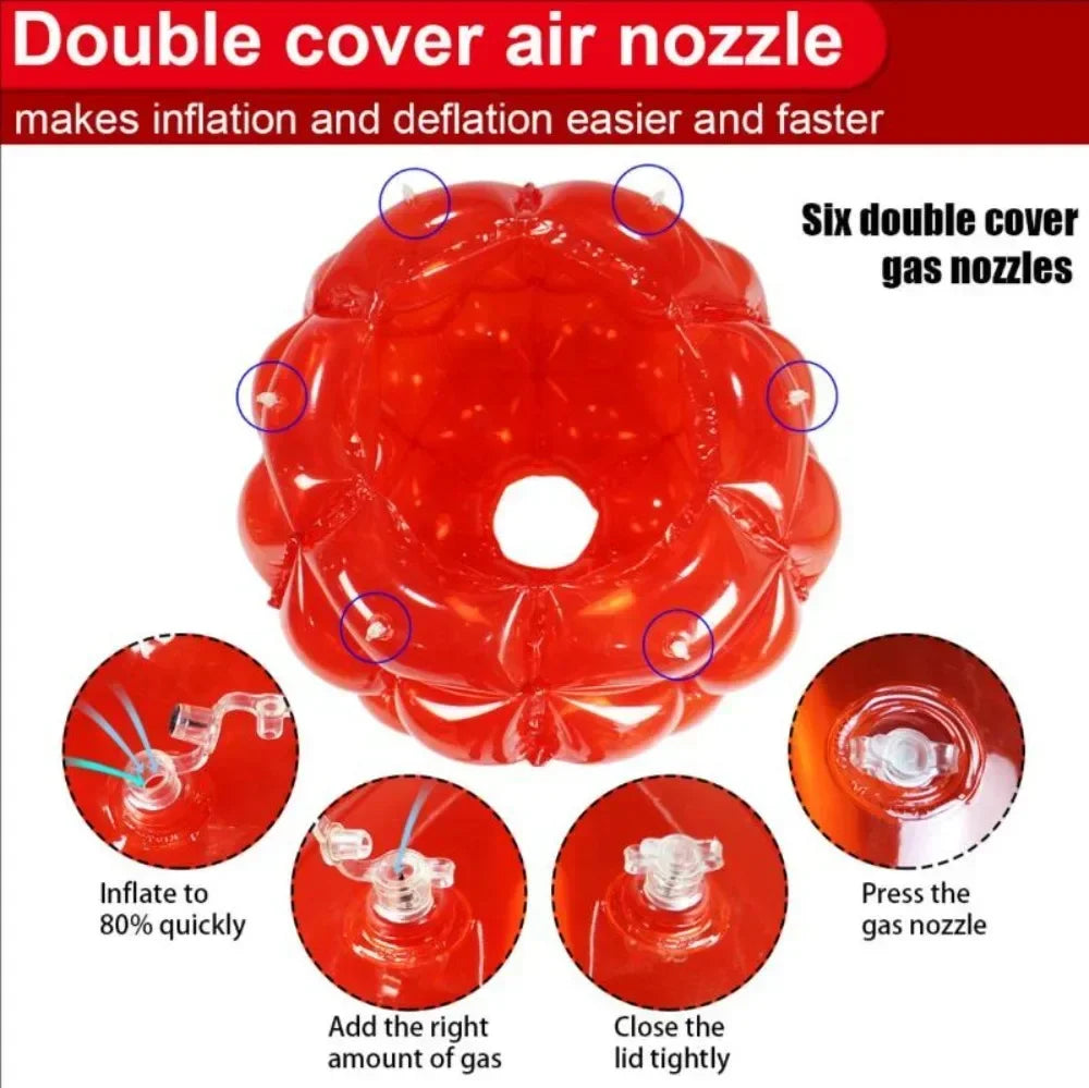 Inflatable Sumo Ball Wearable Human Hamster Ball Inflatable Body Bubble Ball for Adults Kids Outdoor Team Sports Bumper Fun