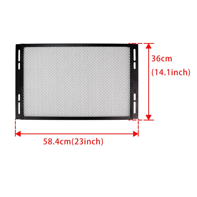 Radiator Net Grill Cover for 14''x18'' /23"Condenser Radiator Car Aircon A/C Truck Tractor Vehicles Condenser Radiator Grille