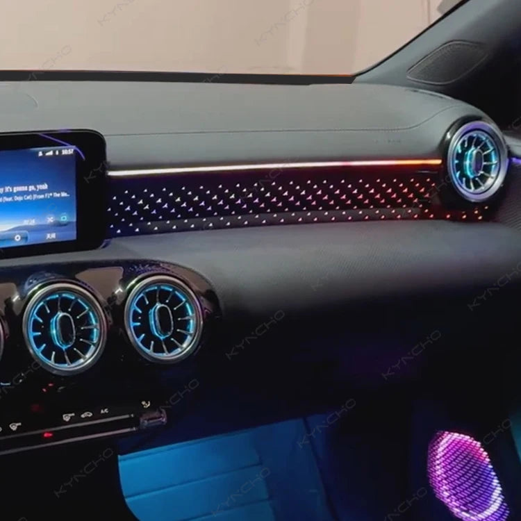 For Benz A Class W177 LED  Car Ambient Light kit Automotive Ambient Lighting color changing led interior Smart App Controlled